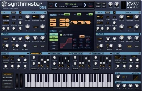 SynthMasterOne,音频编辑.